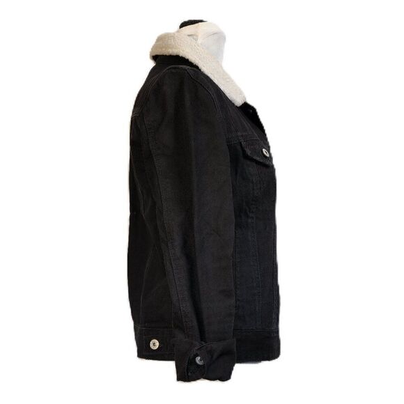 Vanilla Star Black Denim Jean Jacket Medium - Picture 8 of 9